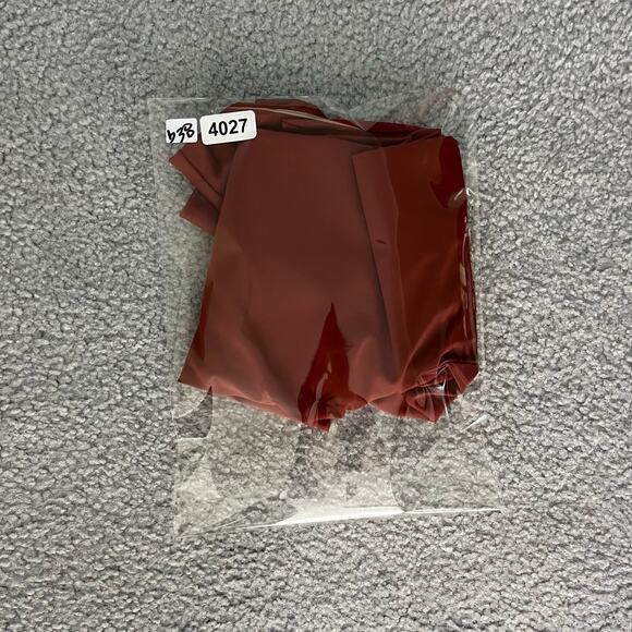 Heidi Merrick Izzy Rash Guard Women M Dark Orange Mock Neck Swim shirt - Picture 7 of 7